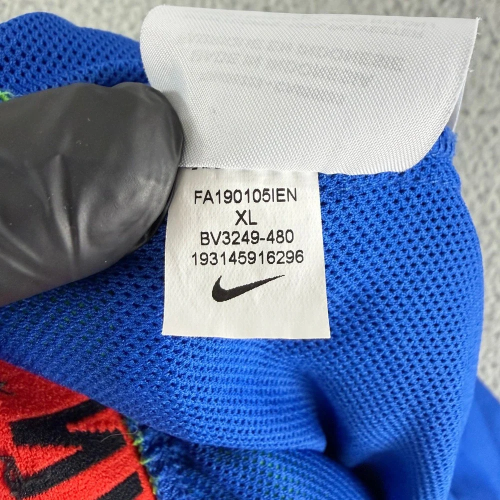 Nike Sportswear Mesh Shorts Mens XL Blue Colorblock Pockets BV3249-480 Athletic